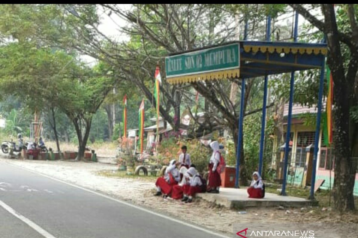 Sejumlah sekolah di Siak diliburkan akibat asap Karhutla