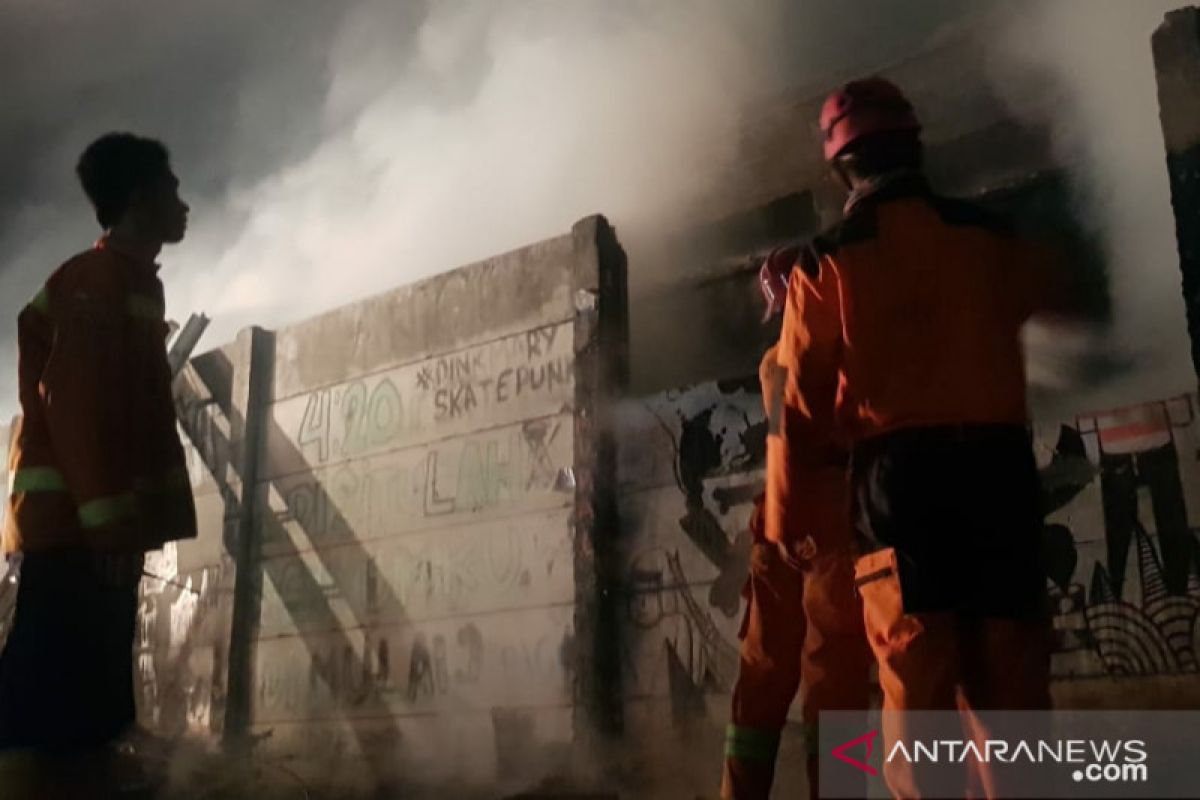 Bangunan poliklinik Rutan Pondok Bambu terbakar