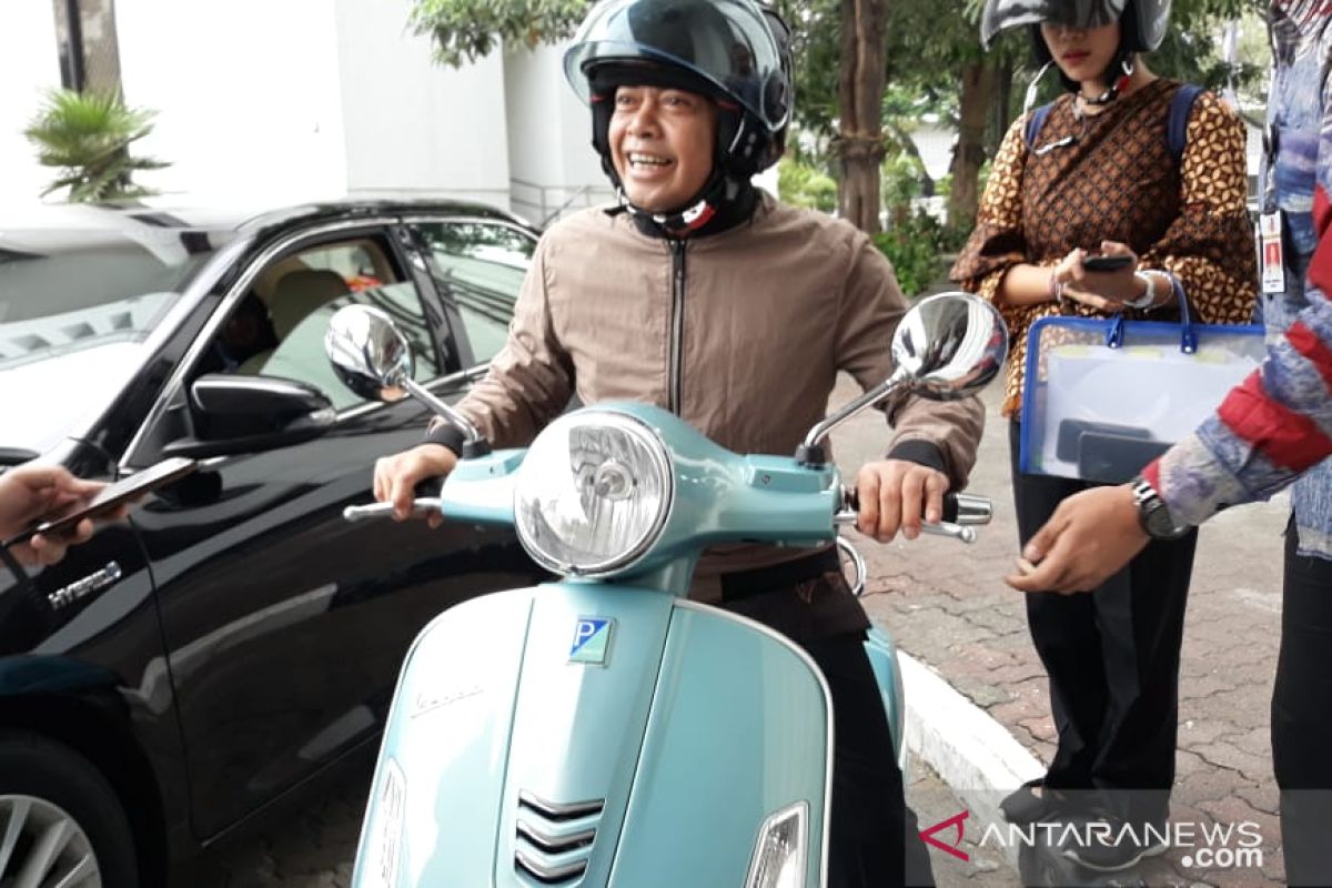 Antam ingin tetap naik vespa bila terpilih jadi pimpinan KPK