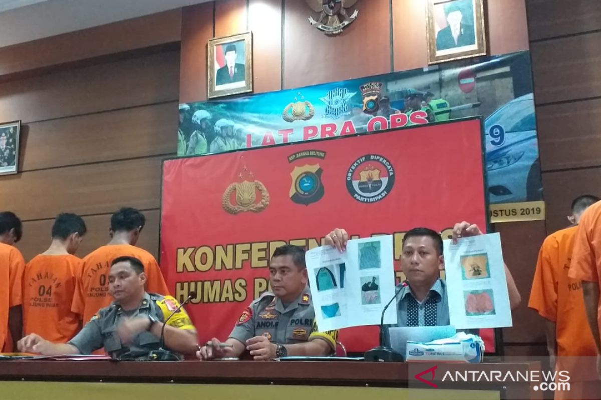 Polres Belitung ungkap 26 kasus selama bulan Juli-Agustus 2019