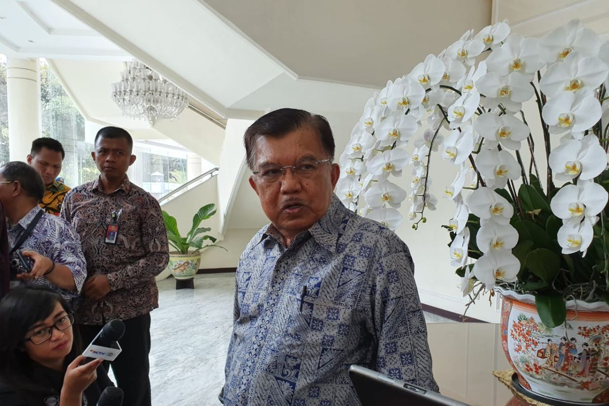 Wakil Presiden Jusuf Kalla marah ada pengusaha ingkar janji rekonstruksi Lombok