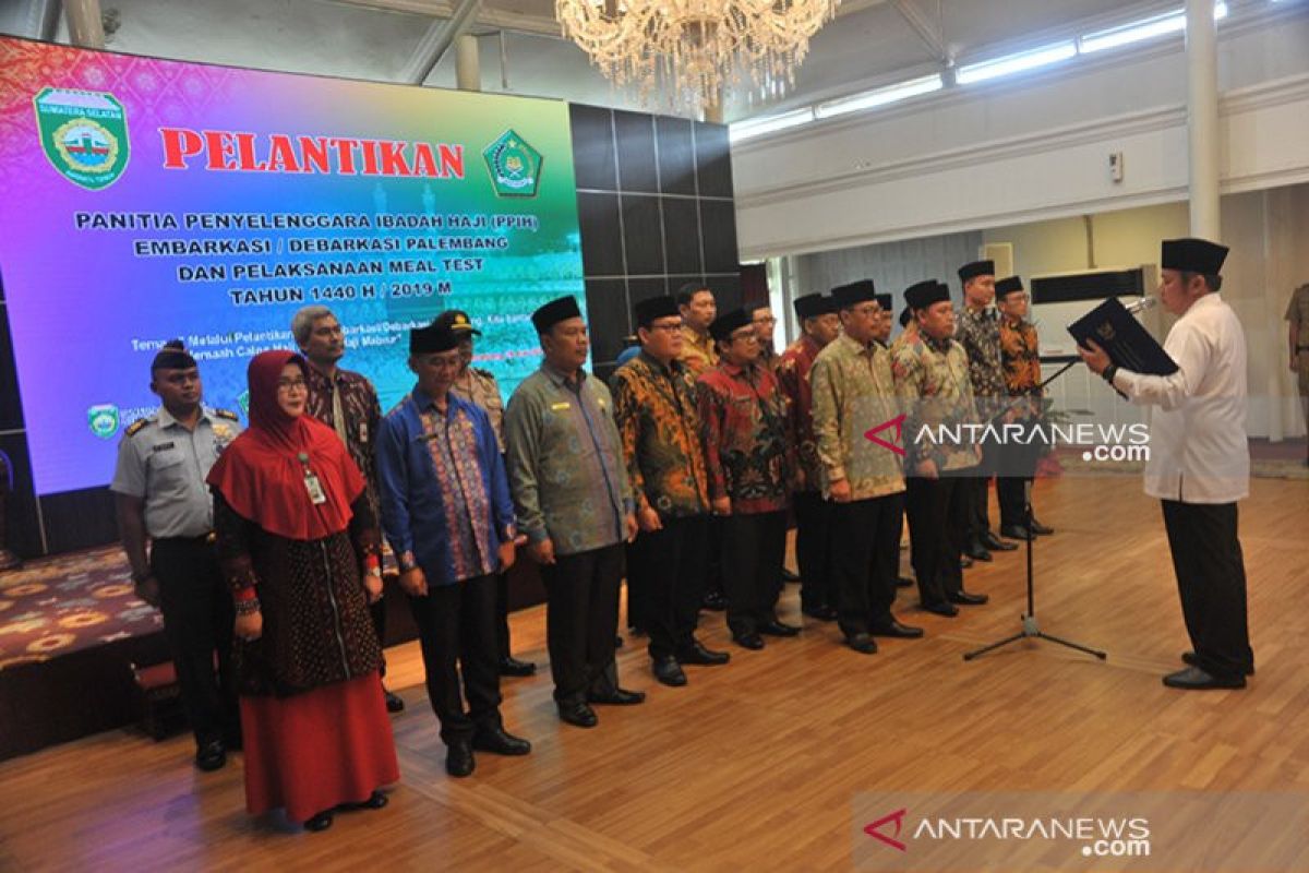 Jamaah Kloter sepuluh embarkasi Palembang pulang dengan selamat