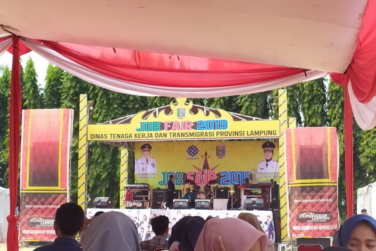 Lampung Job Fair 2019 cukup ramai di hari pertama