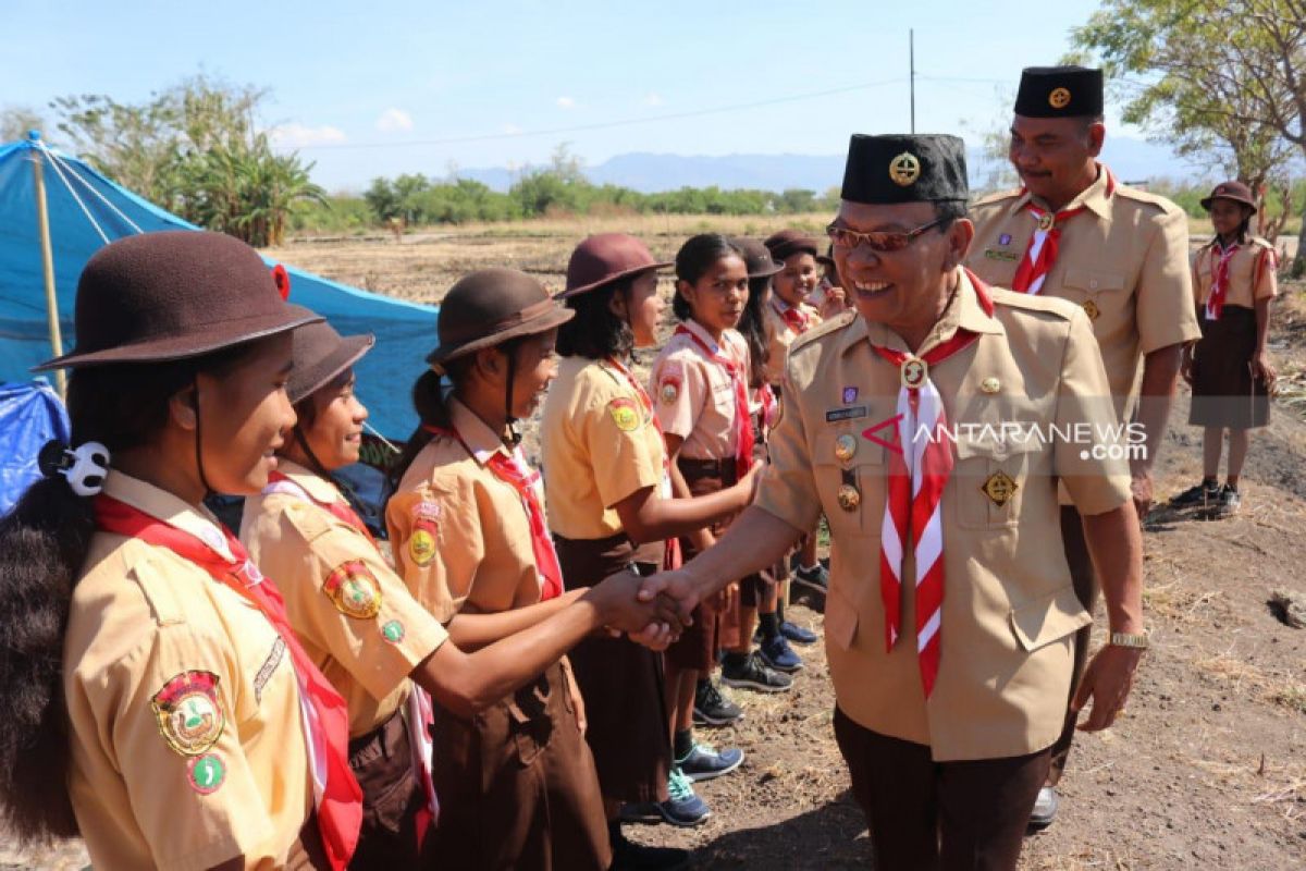 350 anggota Pramuka Kabupaten Kupang ikut jambore