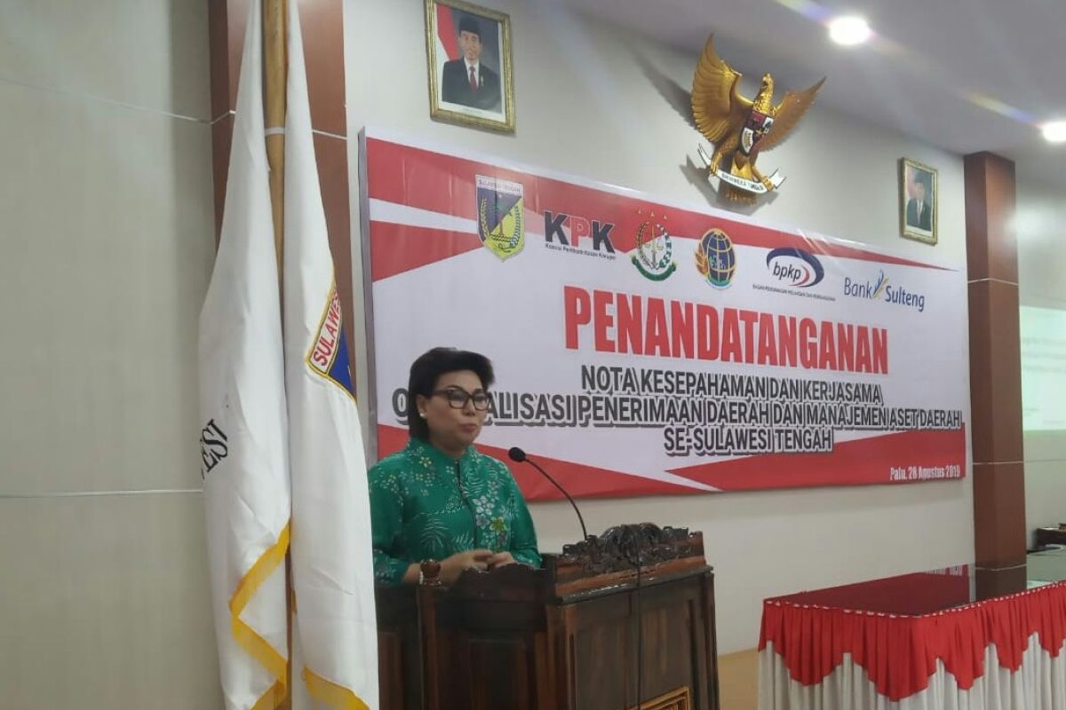 KPK fasilitasi MoU di Sulteng untuk cegah hilangnya 7.760 aset tanah