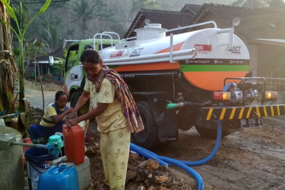 ACT DIY menggencarkan distribusi air bersih ke Gunung Kidul