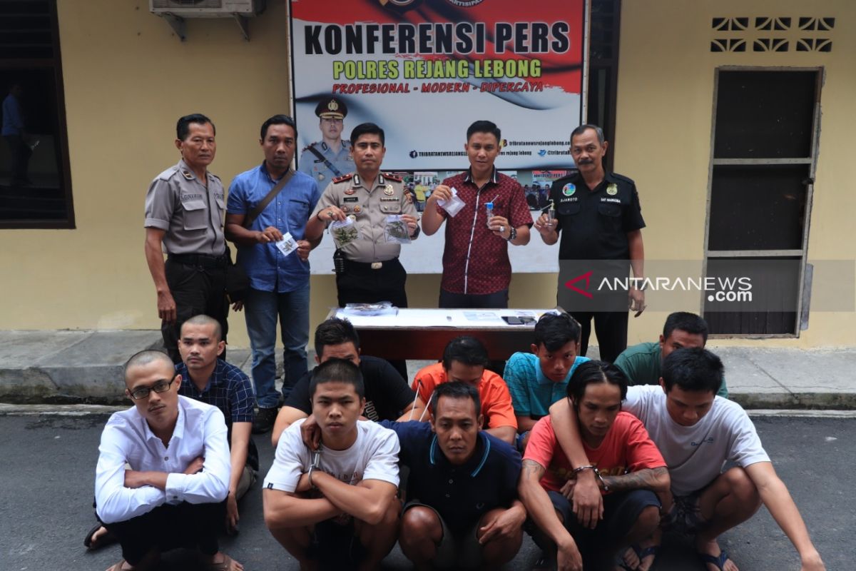 Operasi Antik jaring 11 tersangka penyalahgunaan narkoba di Rejang Lebong