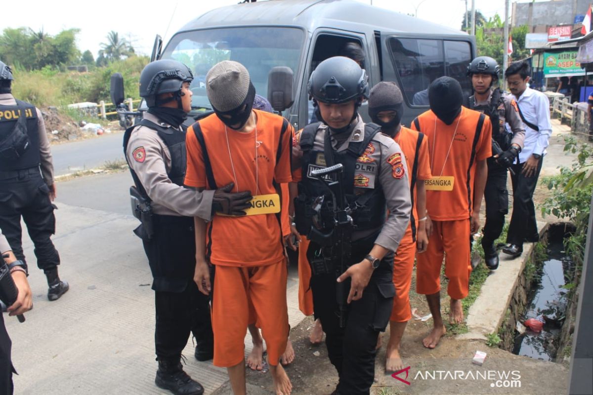 Lima pelajar SMK Sukabumi pelaku pembacokan ditangkap