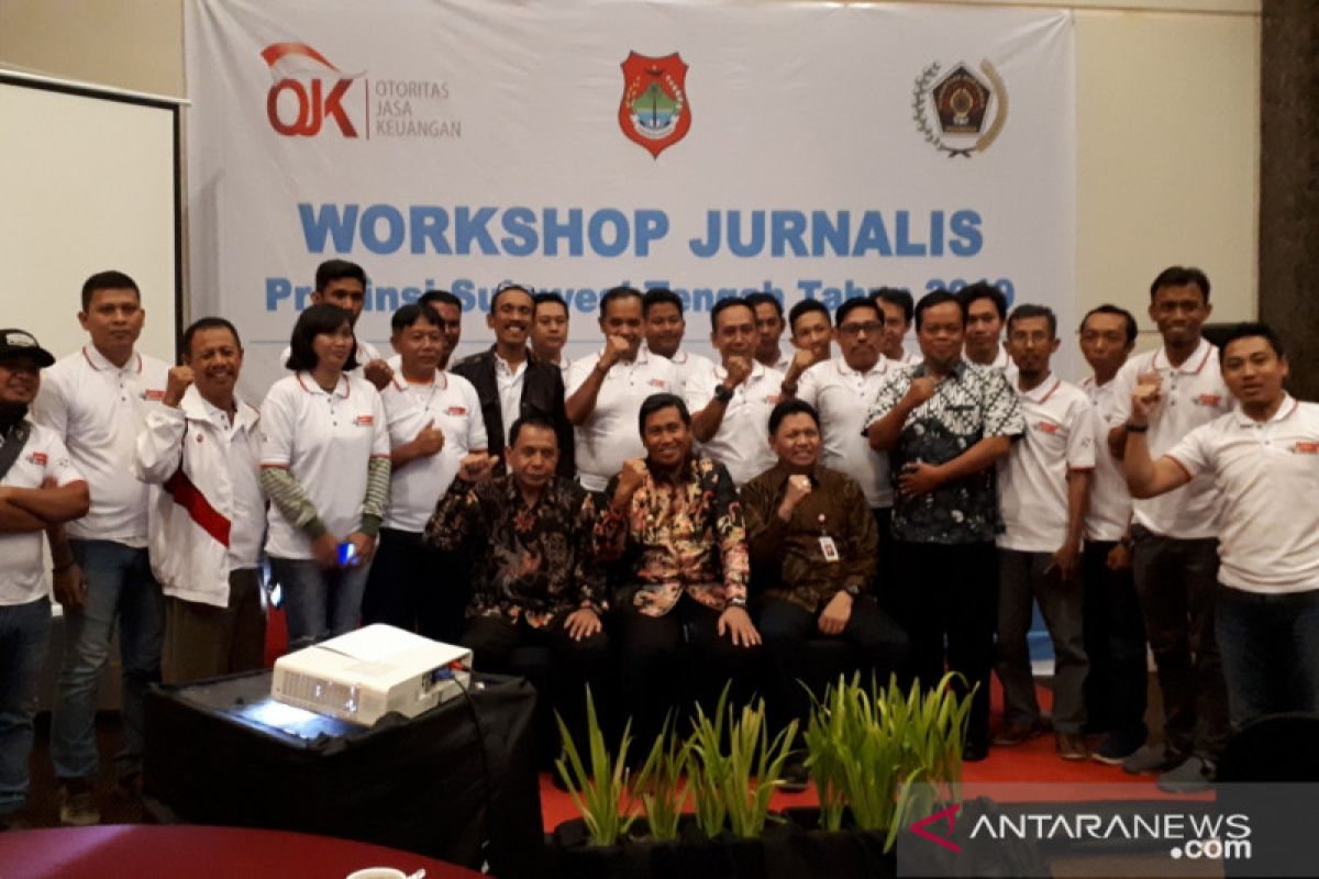 OJK fasilitasi peningkatan kompetensi jurnalis ekonomi Sulawesi Tengah