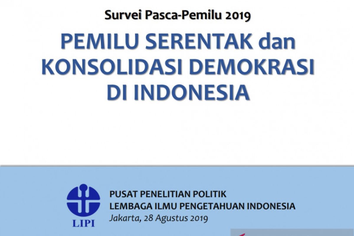 Survei LIPI: Pemilu Serentak 2019 masih jauh dari harapan