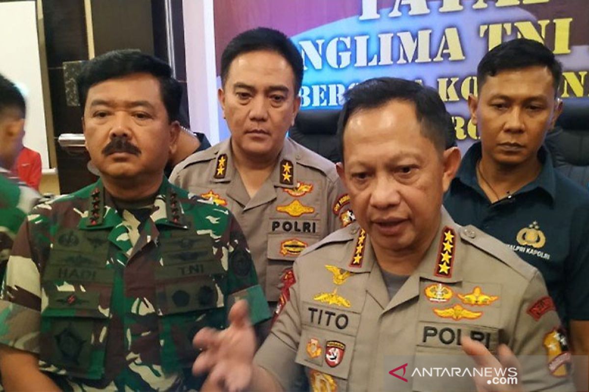 Panglima TNI-Kapolri bertemu tokoh masyarakat Mimika dan Jayawijaya