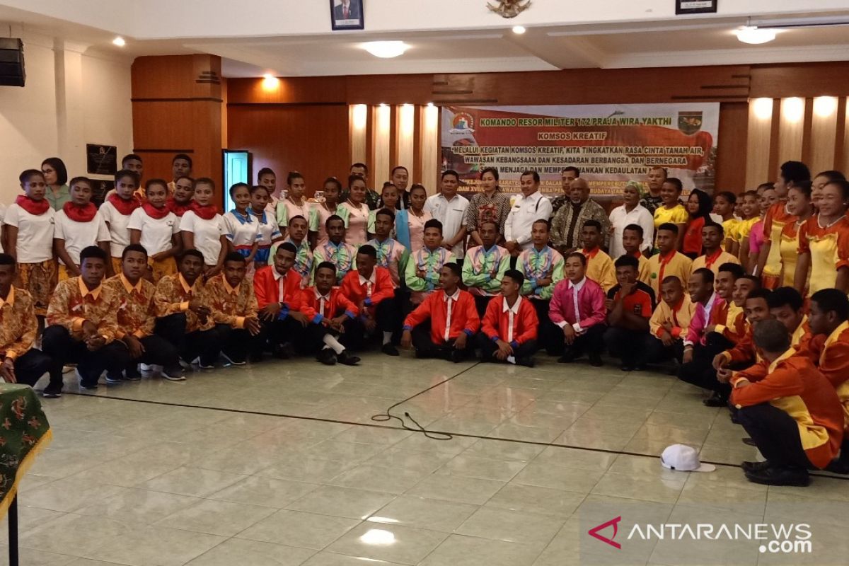 Korem 172/PWY gelar lomba seni tari Yospan tingkat pelajar