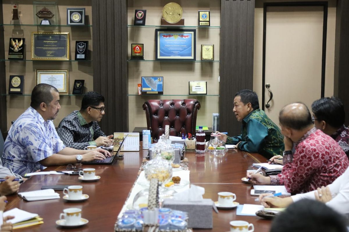 KPK bersama Gubernur Lampung bahas tiga agenda prioritas