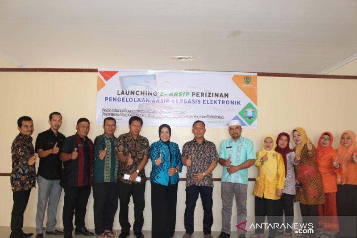 Tapanuli Selatan launching aplikasi E-Arsip Perizinan