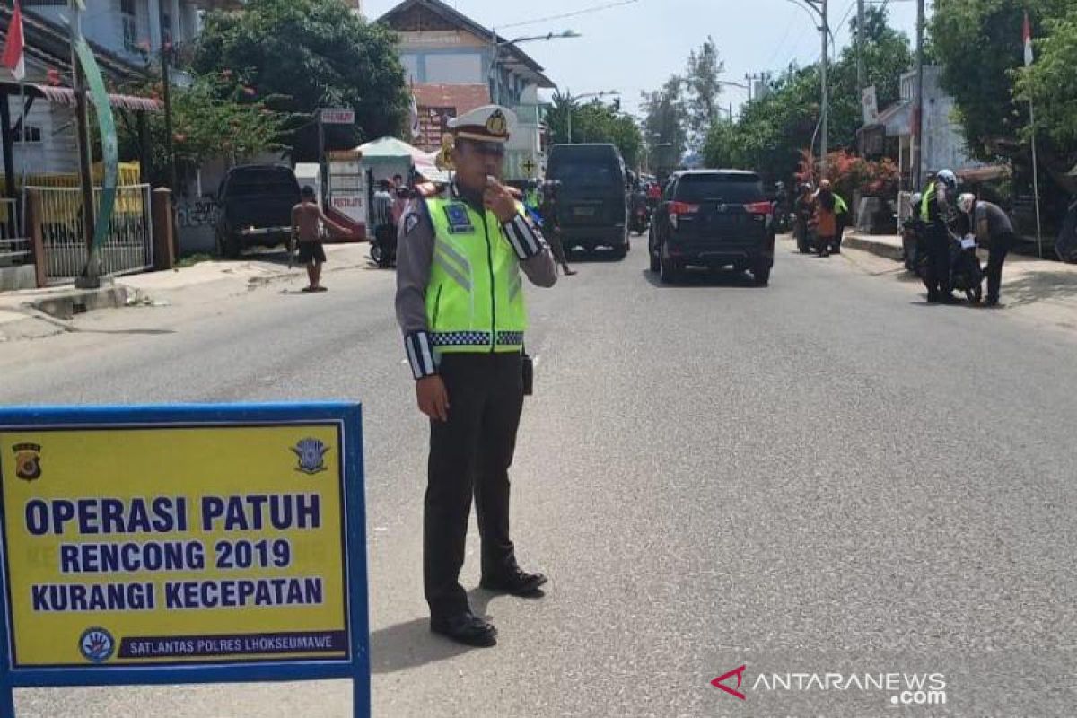 Operasi Patuh Rencong 2019 dimulai, puluhan pelanggar lalu lintas terjaring razia