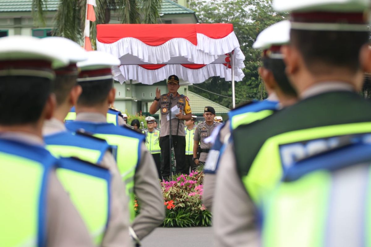 Kapolda Kalbar pimpin apel Operasi Patuh Kapuas 2019