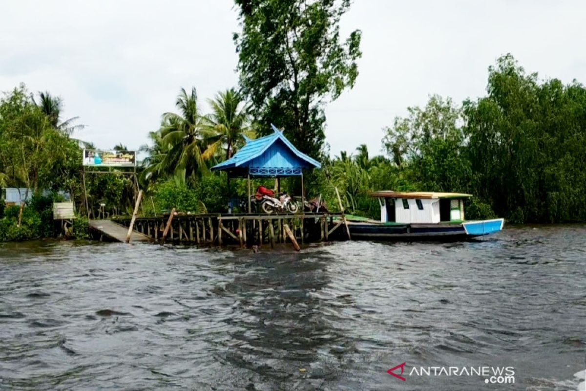 Kecepatan kapal diduga picu erosi bantaran Sungai Mentaya