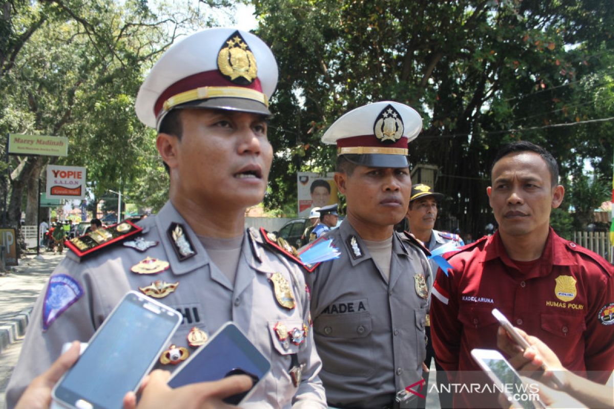 Puluhan pengendara di Palu terjaring hari pertama Operasi Patuh Tinombala