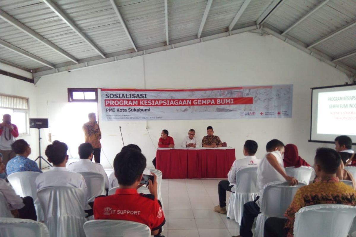 PMI Sukabumi jadi proyek pencontohan program kesiapsiagaan bencana gempa