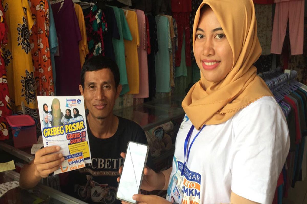 Grebeg Pasar UMKM Go Online di Kota Jambi bikin pedagang lebih 