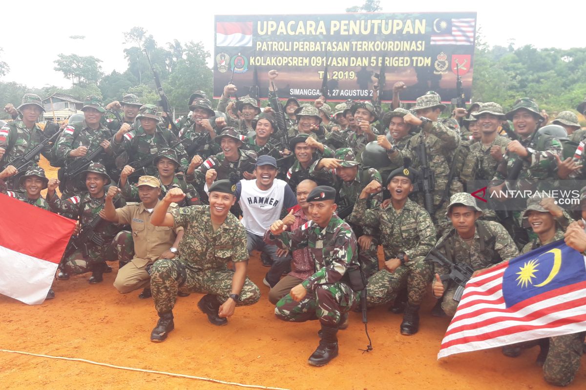 4 pos gabungan bersama Pamtas Indonesia - Malaysia di Nunukan