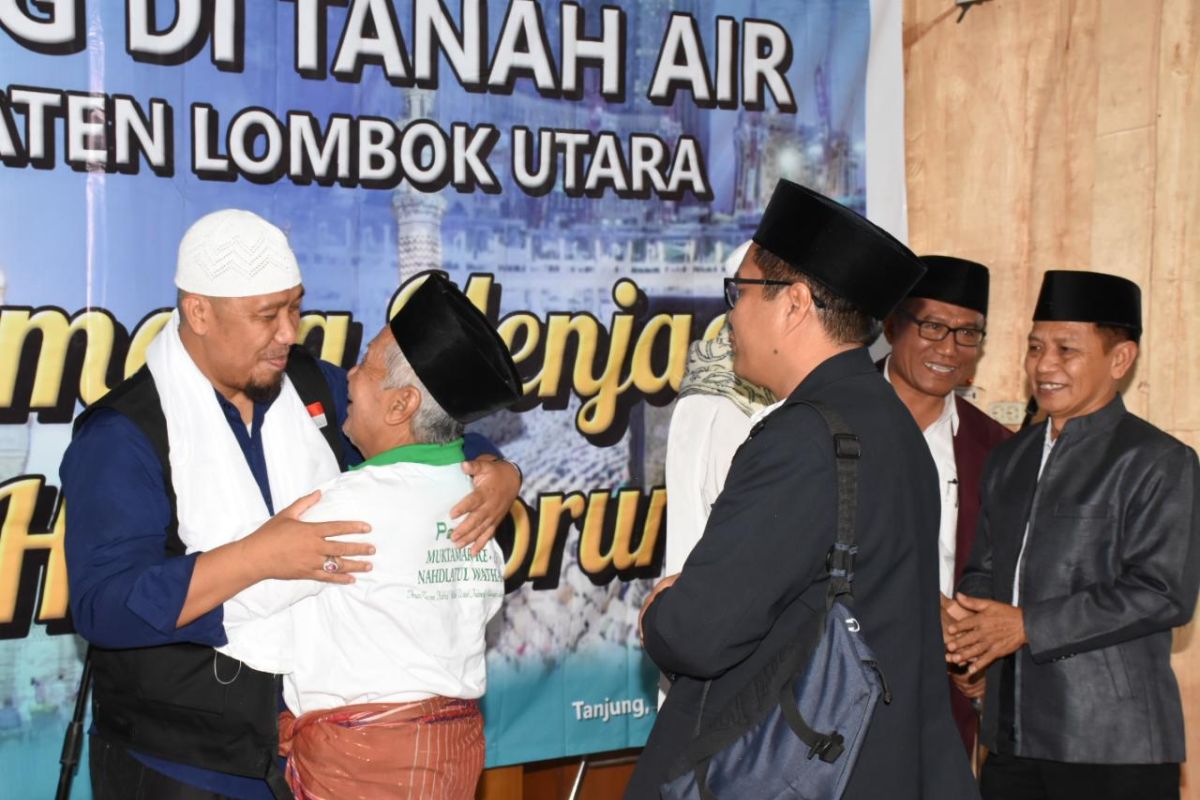 Rombongan Jamaah Haji Lombok Utara Telah Kembali