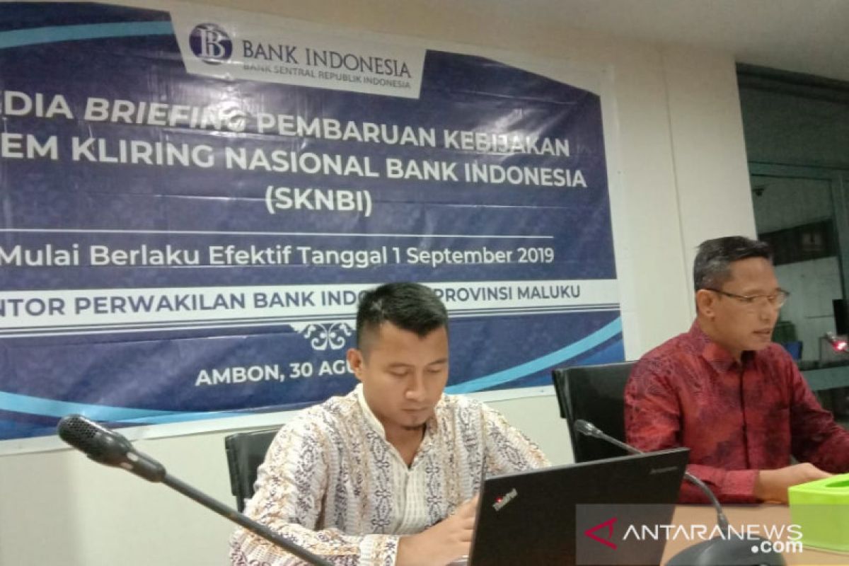 BI Maluku: SKNBI mulai berlaku 1 September 2019