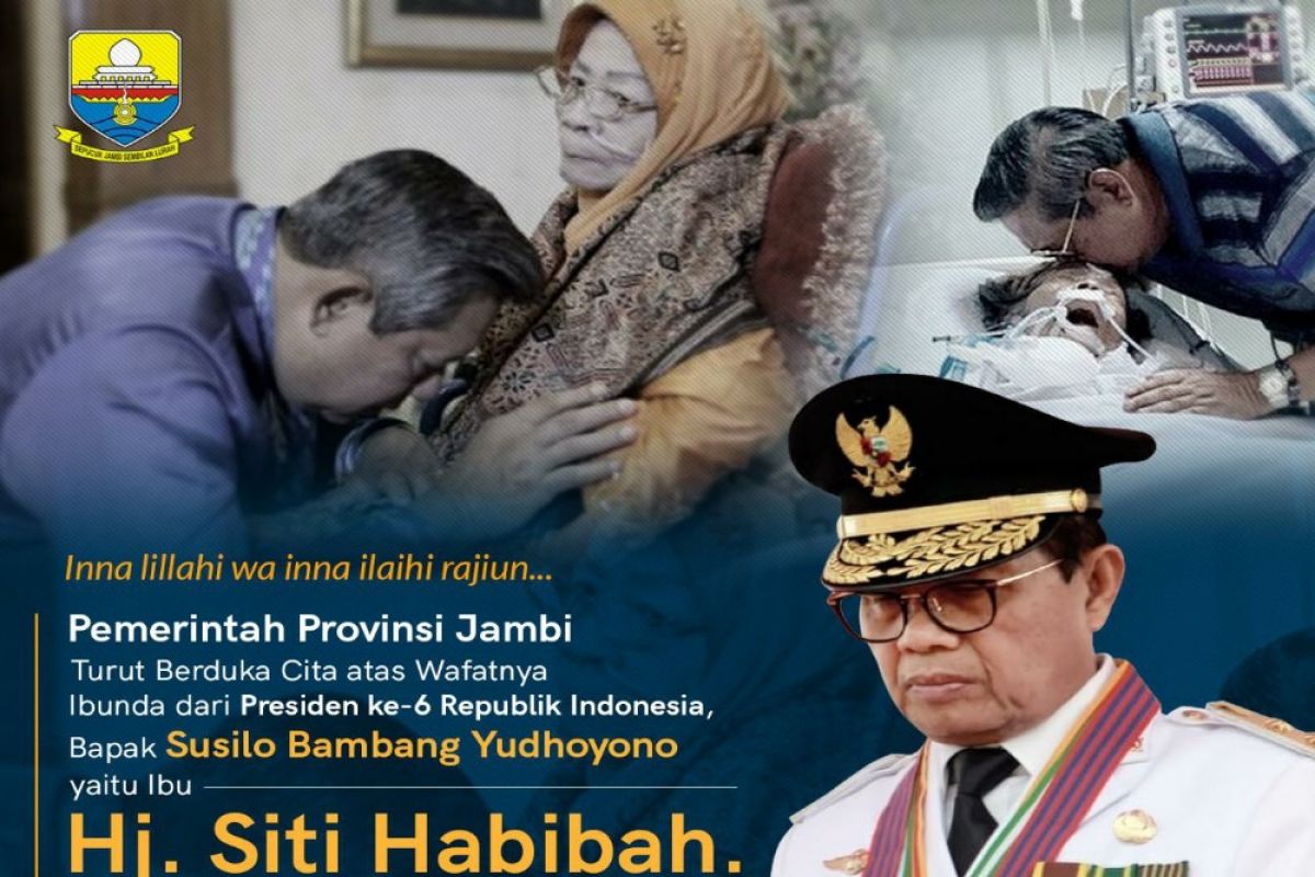 Gubernur Jambi sampaikan belasungkawa wafatnya Ibunda SBY