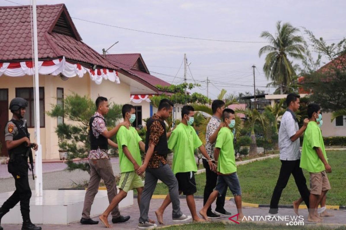 Polisi amankan lima tersangka curanmor dan sita 12 unit sepedamotor