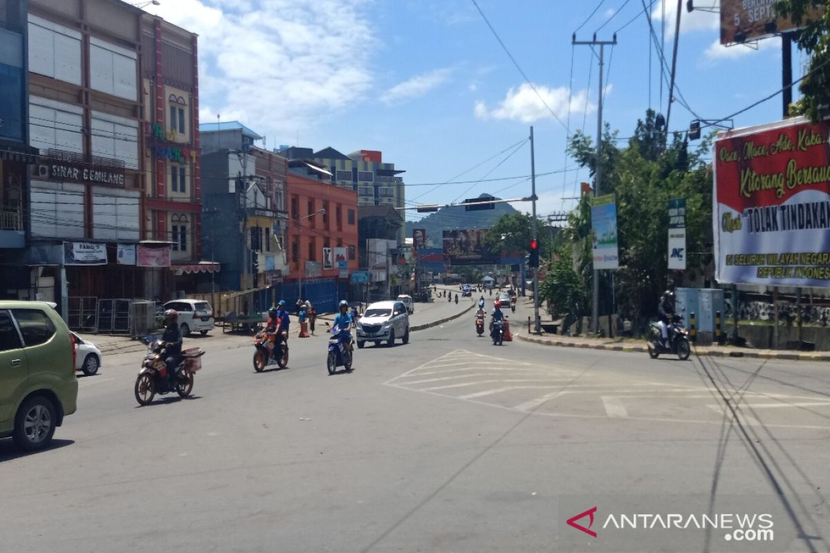 Abepura Jayapura lengang setelah demo rusuh