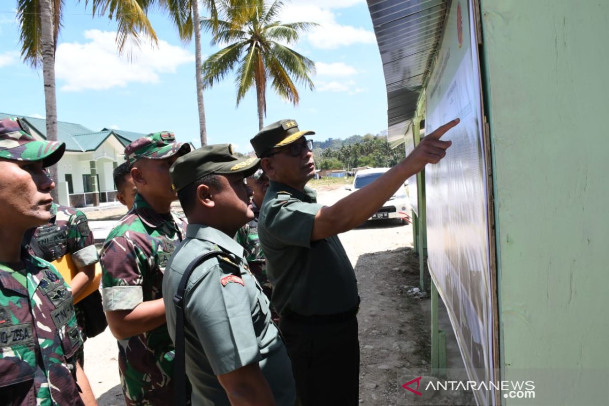 Tim Mabes TNI-AD tinjau bangunan Korem Gorontalo