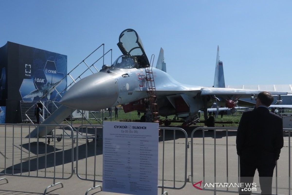 Mahfud dan Prabowo rembuk pengadaan pesawat tempur Sukhoi Su-35