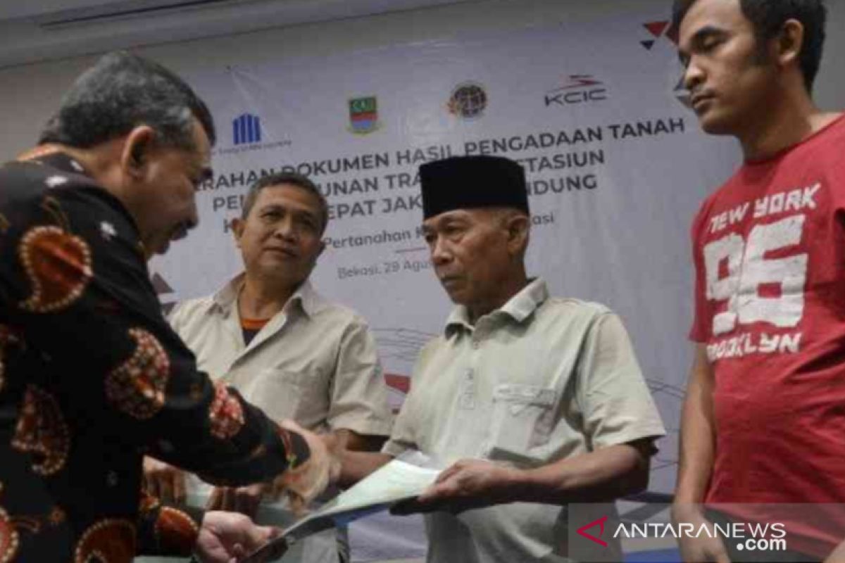 Pembebasan lahan Kereta Cepat Jakarta-Bandung masuki tahap akhir