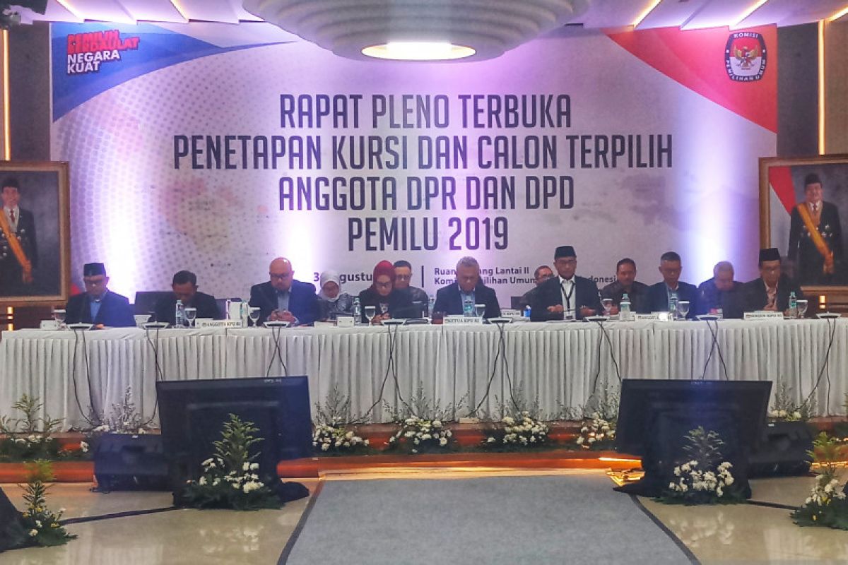 Sembilan parpol dinyatakan lolos ke parlemen