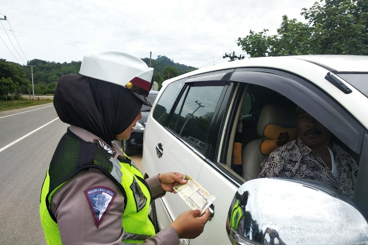 Polres Bireuen tilang 168 pelanggar lalu lintas