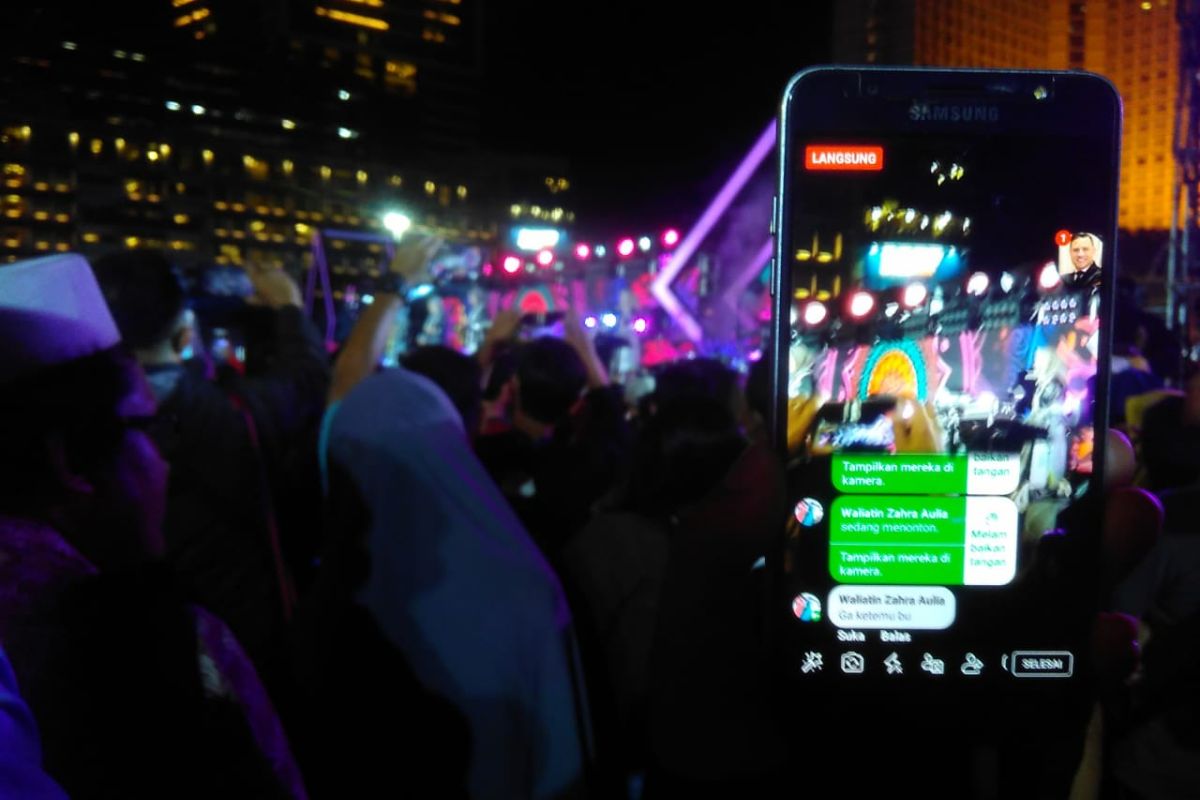 Warga keluhkan jaringan telekomunikasi di Jakarta Muharam Festival