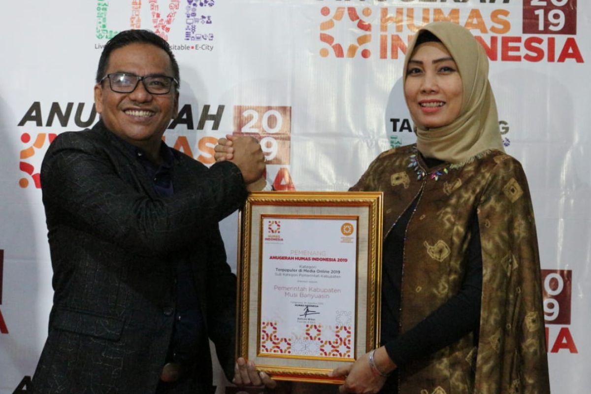 Musi Banyuasin raih penghargaan  Anugerah Humas Indonesia 2019