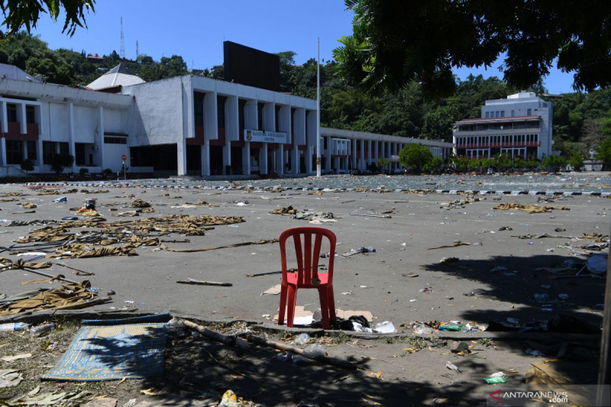 Papua Terkini - Ruang Kantor Pemprov Papua dirusak demonstran