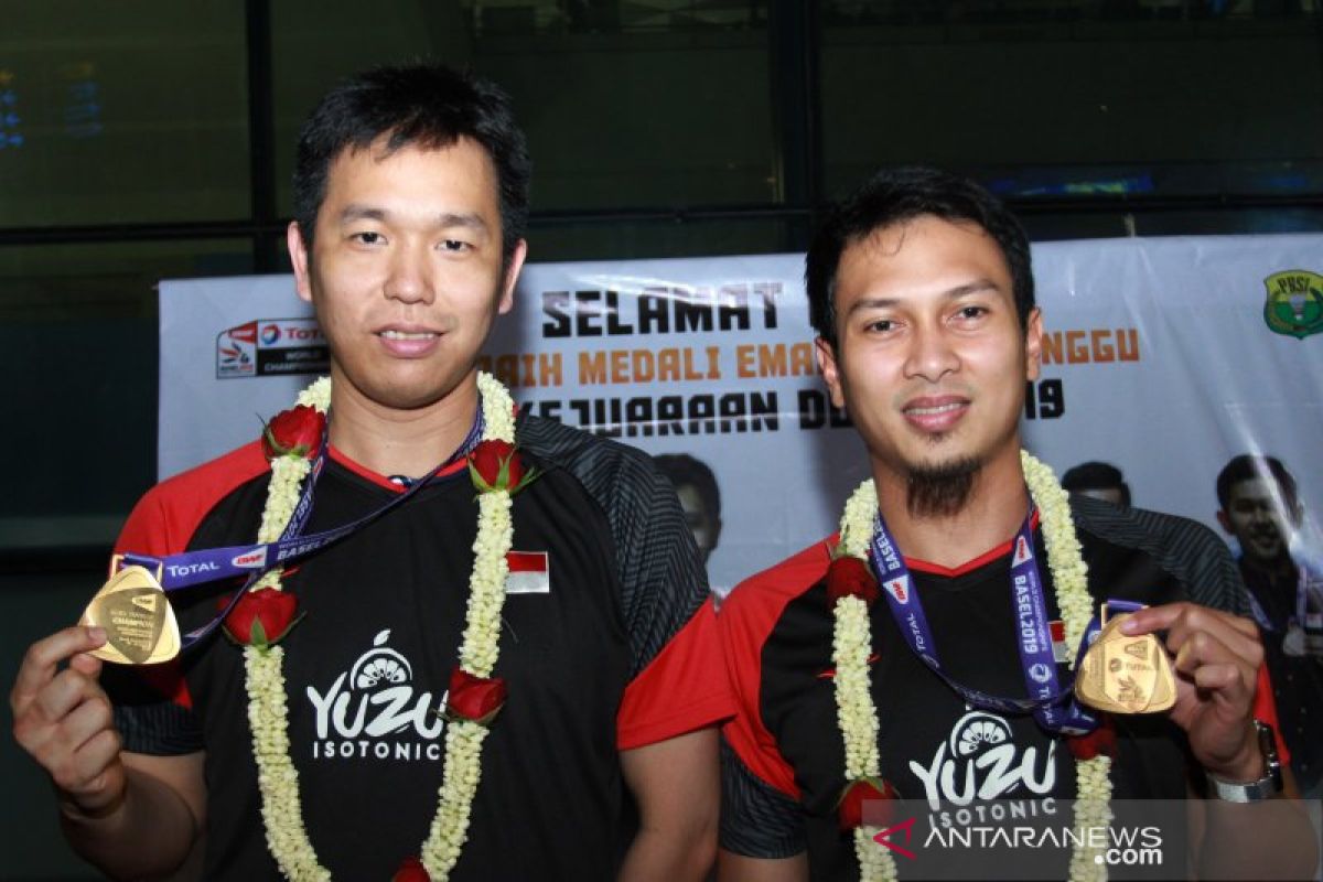 Hendra/Ahsan dan Kevin/Marcus bakal bagi ilmu di Tanah Bumbu