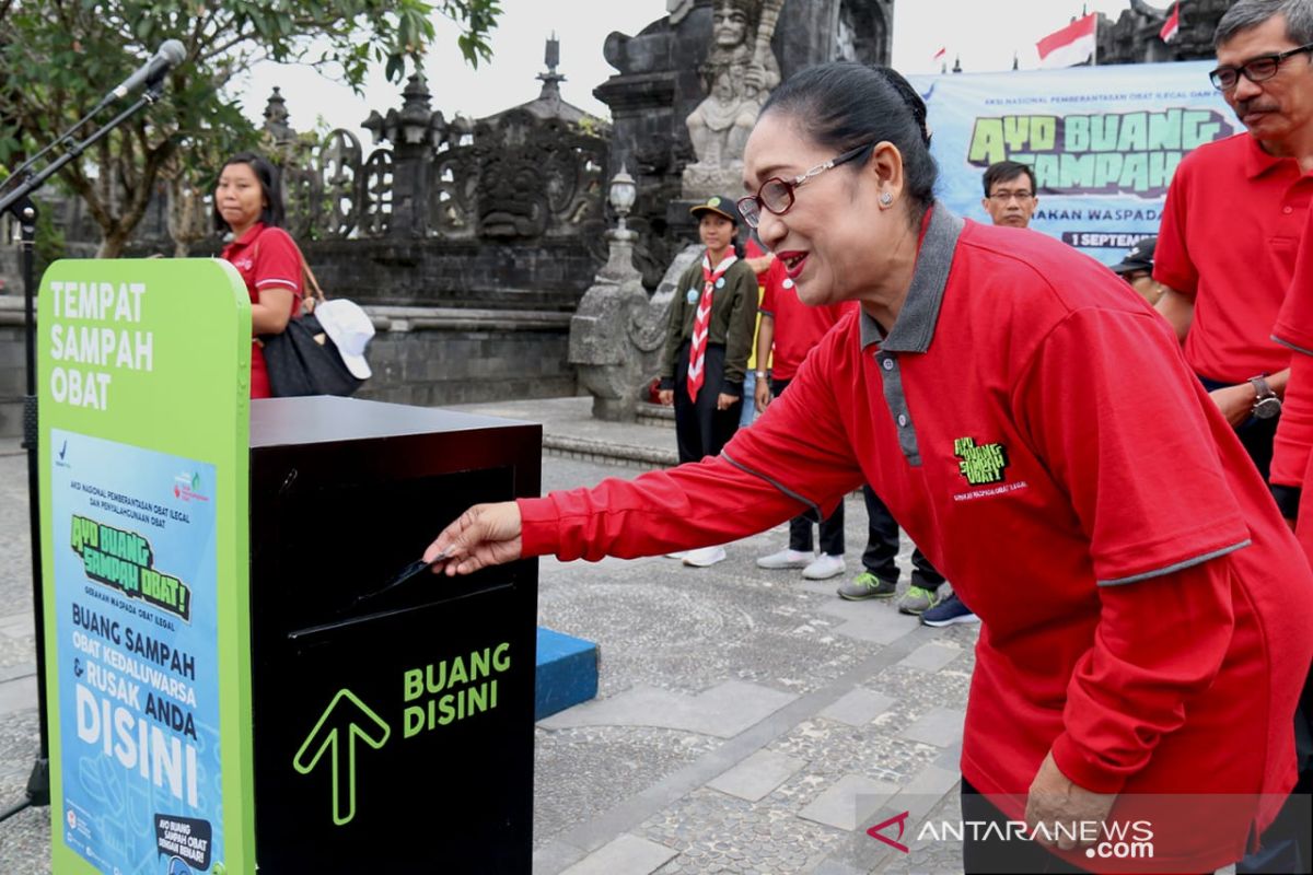 Tim PKK Bali minta masyarakat tak sembarangan buang sampah obat