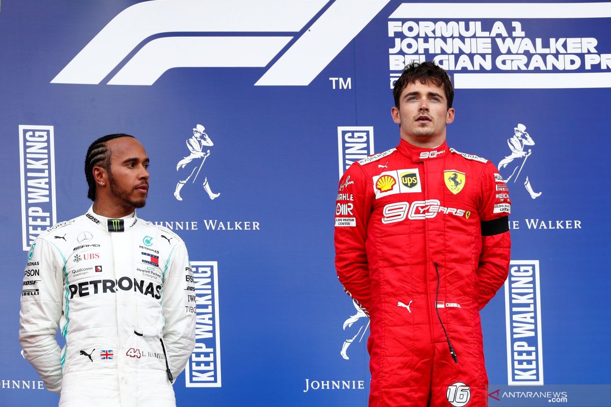 Kemenangan Leclerc akhiri puasa kemenangan Ferrari di Sirkuit Spa-Francorchamps