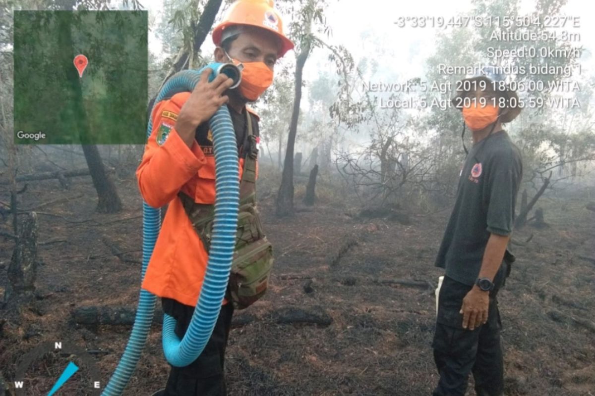 Dua titik panas terdeteksi di Tanah Bumbu