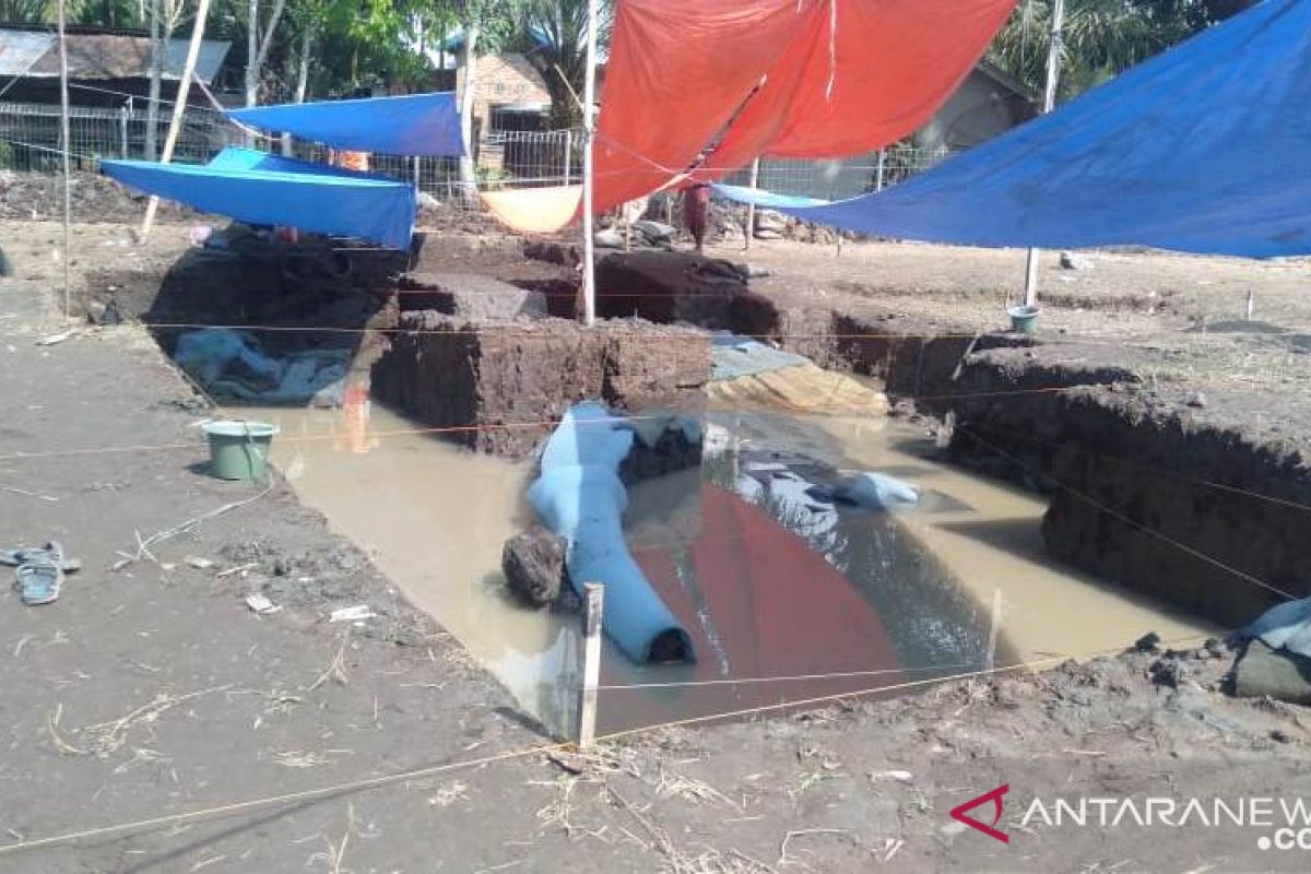 Perahu kuno yang ditemukan di Jambi berusia 700 tahun