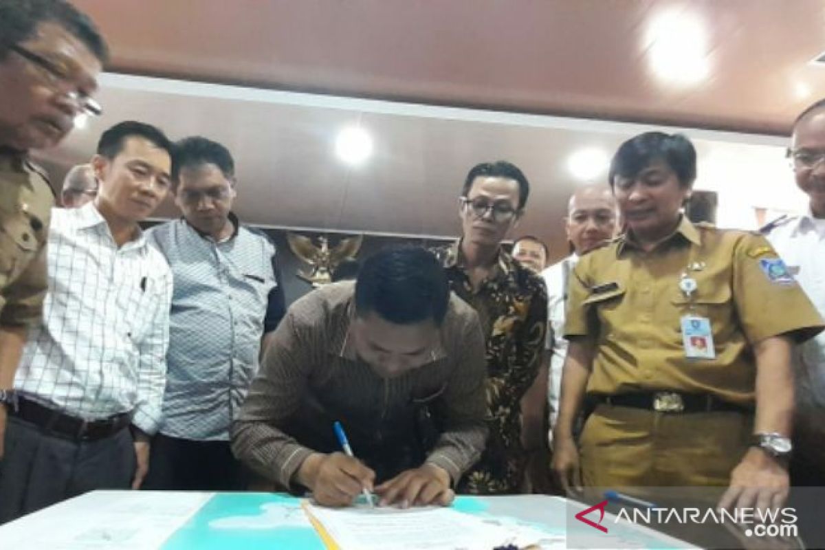 DPRD Babel tandatangani dokumen dan draft Raperda RZWP3K