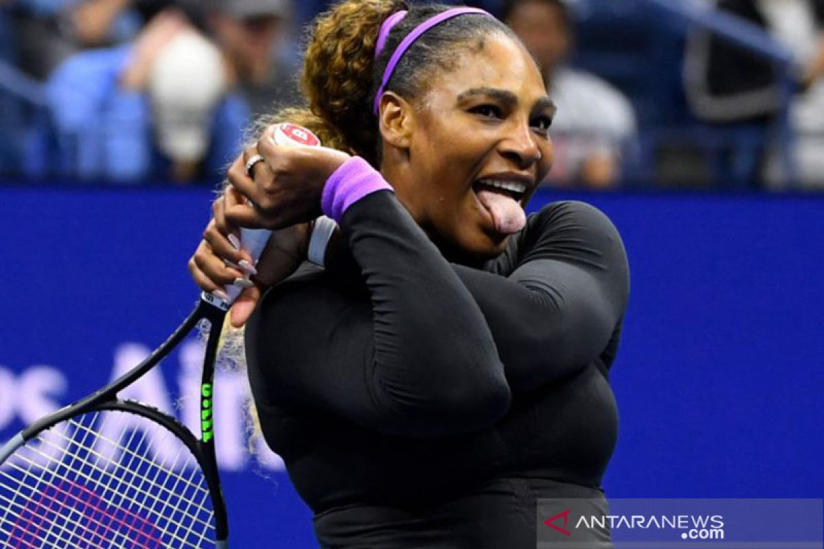 Serena ke perempat final US Open meskipun cedera pergelangan kaki