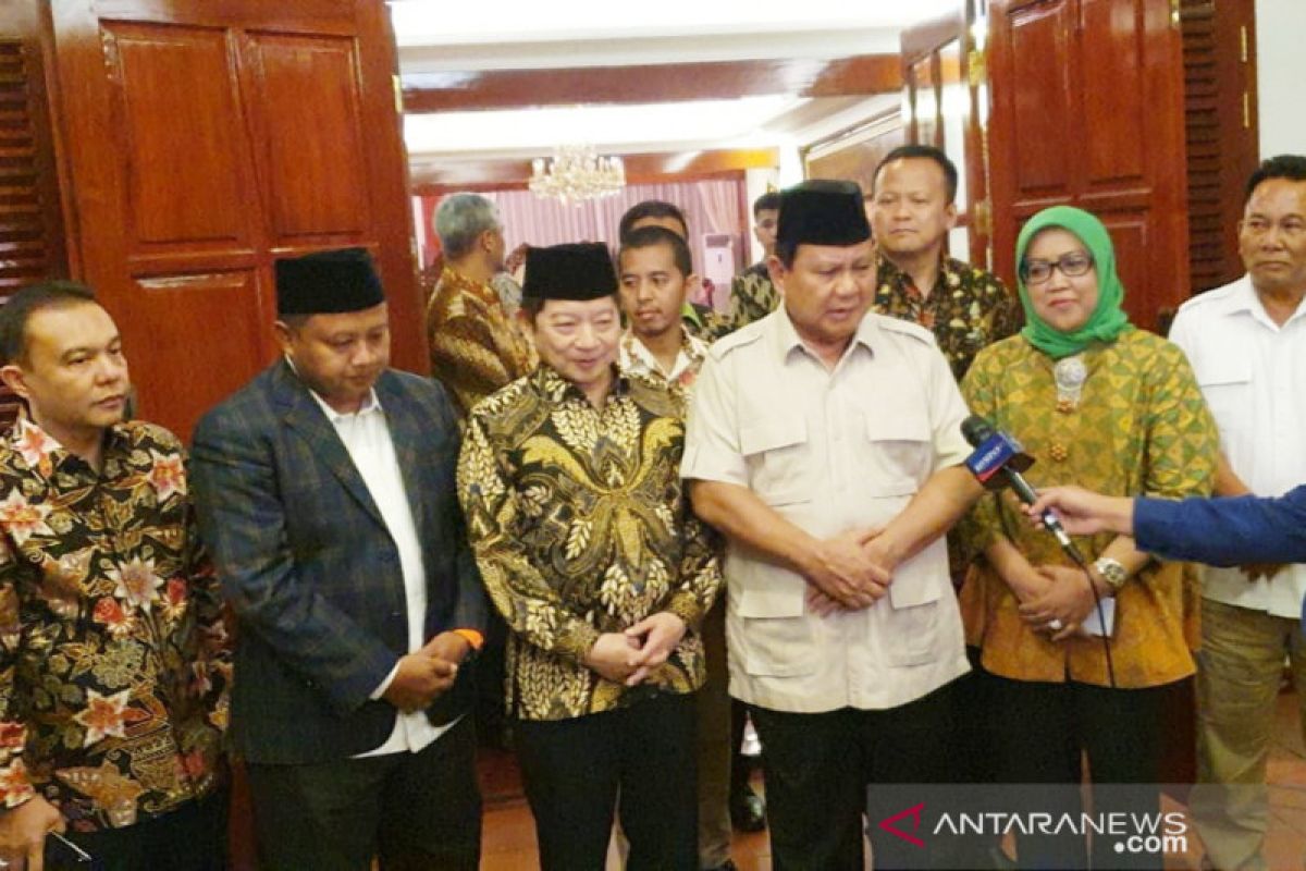 Prabowo nyatakan akan sinergikan Gerindra dan PPP di Jabar