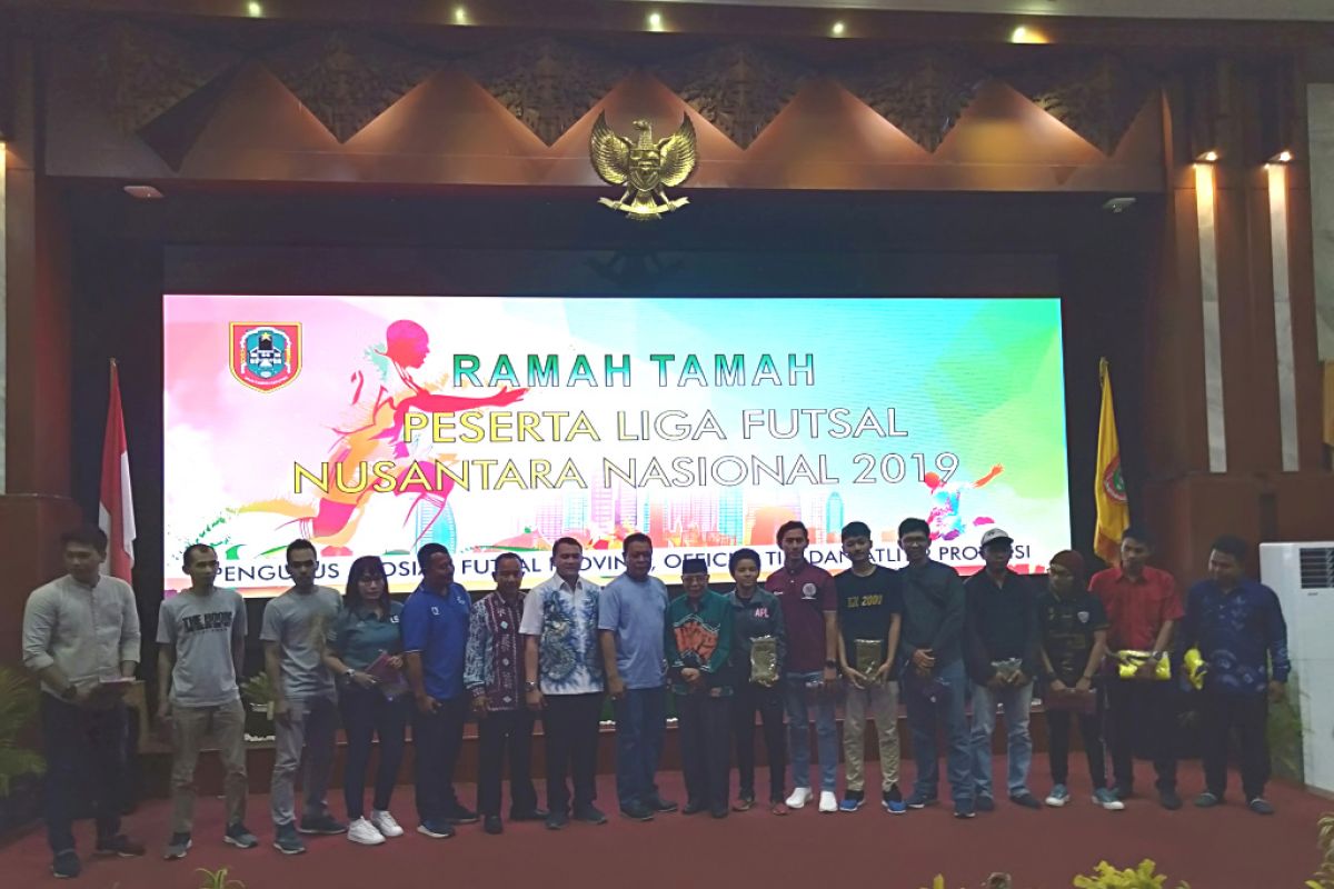 Gubernur Kalsel jamu peserta liga futsal Nusantara