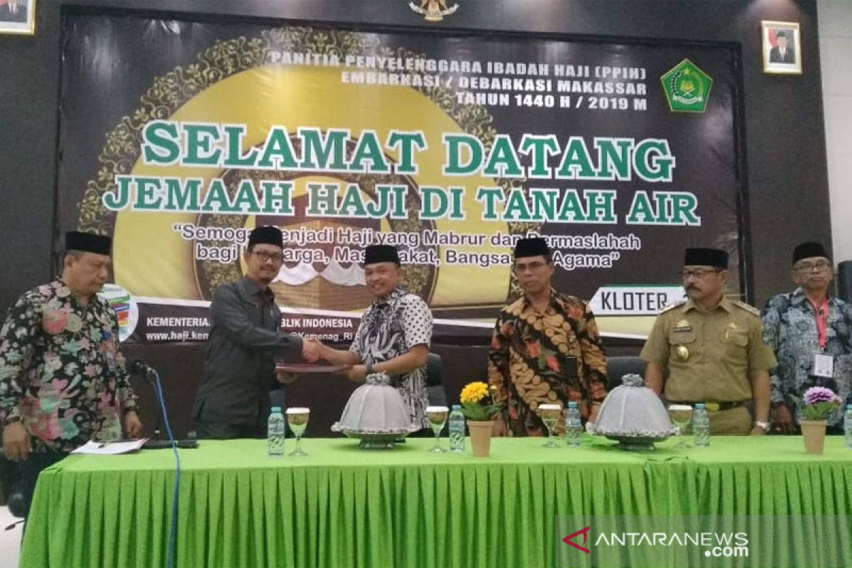 Bupati sambut jamaah haji asal Bantaeng di Asrama Haji Sudiang