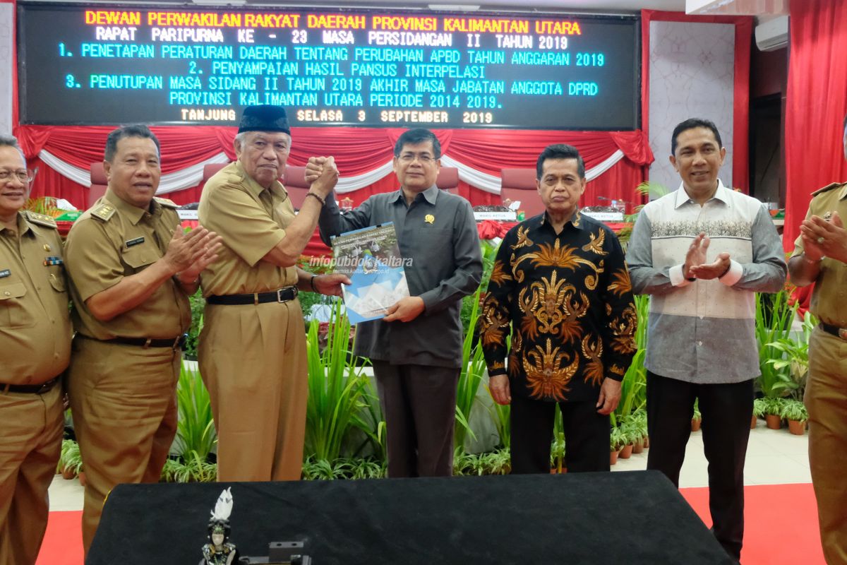 Perda Perubahan APBD 2019 Ditetapkan