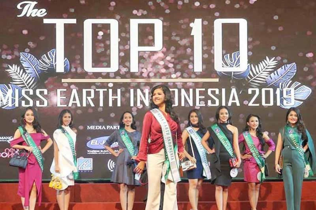 Ajeng Dwi Andra, Miss Earth Kalteng 2019 bersinar di panggung nasional